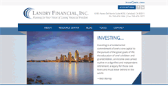 Desktop Screenshot of landryfinancial.com